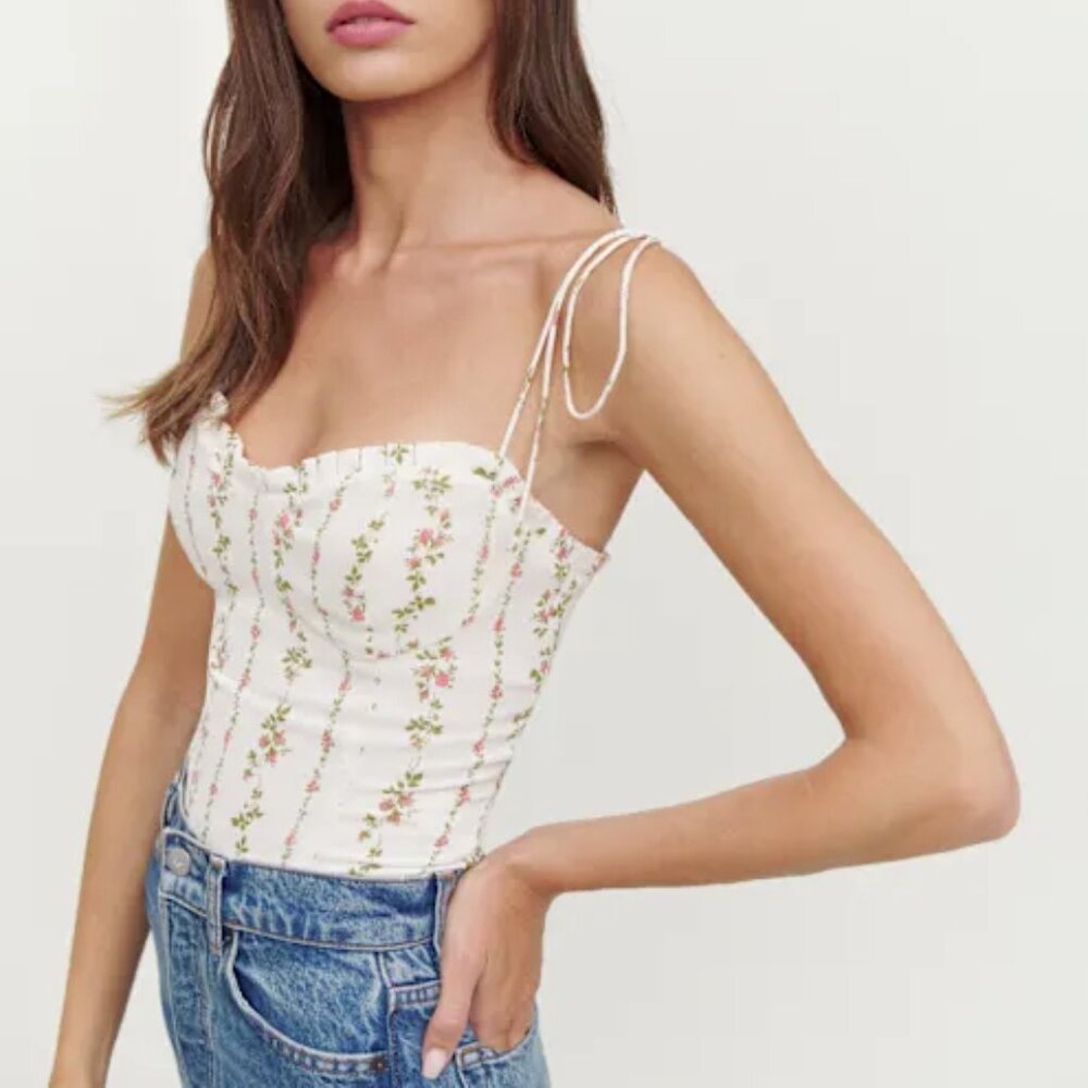 NWT Reformation Novena Top, Chateau, Size 8